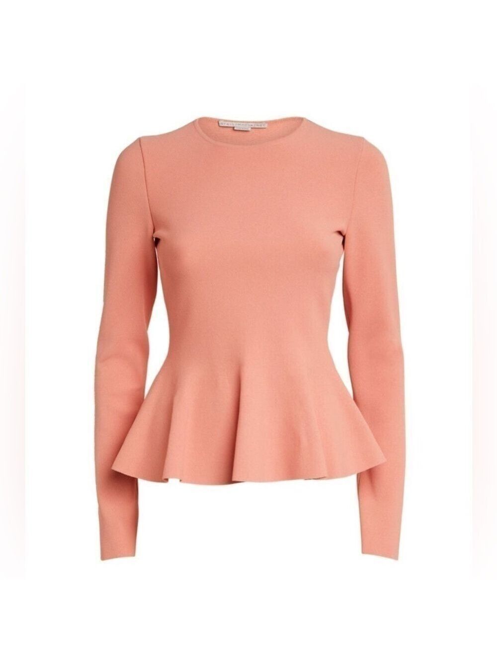 NWT Stella McCartney Basque Pink Peplum Top Size 42